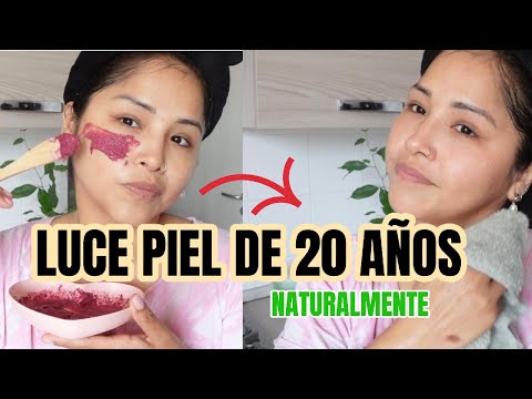 LUCE UNA PIEL DE 20 AÑOS SIN CIRUGÍAS MÉTODO DEL COLOR ROJO 🔥