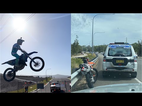 Police vs dirtbikes