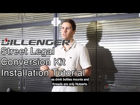 Dillenger Electric Bikes - Street Legal Conversion - Installation Tutorial