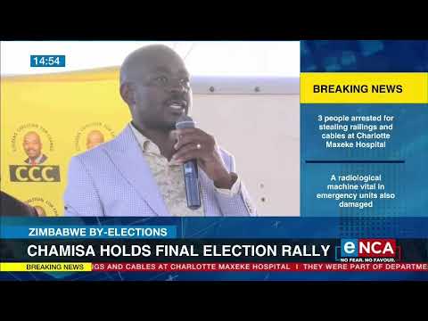 Zimbabwe By-Elections | Nelson Chamisa holds final election rally