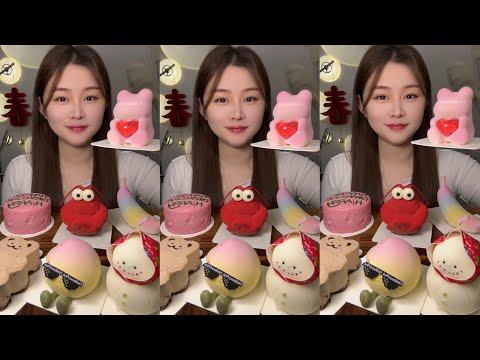 [ASMR] Dessert Mukbang Eating Cake | Mukbang Eating Show💗🍰🧁