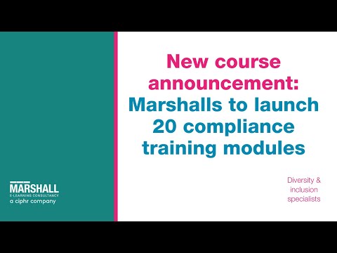 2023 course update: Marshalls is launching 20 new compliance courses