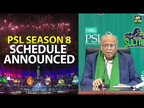 Pakistan Super League season 8 schedule announced