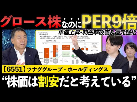 【銘柄勉強会】PER9倍で成長企業。今後の成長戦略や伸び代について社長に直接聞いてみた！ツナググループ・ホールディングス
