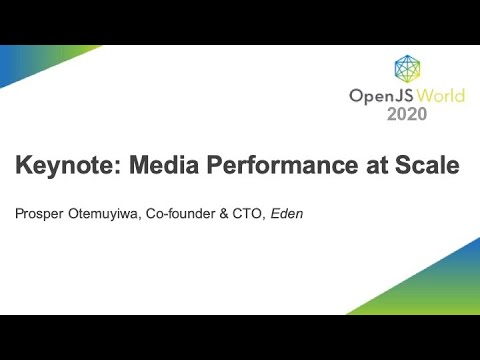 Keynote: Media Performance at Scale