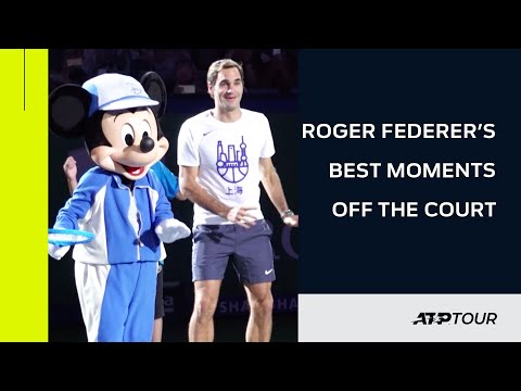 Roger Federer's Best Moments Off The Court