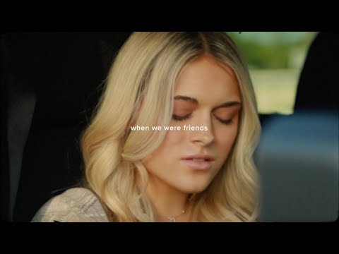 Alana Springsteen - when we were friends (Official Lyric Video)