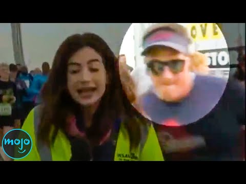 Top 10 Craziest Things To Happen to Reporters on Live TV