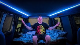 Installing LED Neon Lights in my Chevy G20 Camper Van + Silverado Update