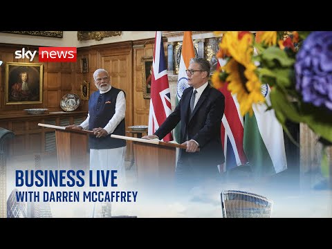 Keir Starmer signs 'historic' UK-India trade deal with Narendra Modi | Business Live