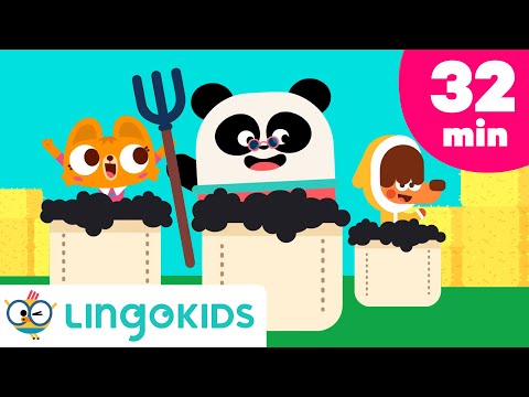 Baa Baa Black Sheep + More Farm Animal Songs for Kids 🐑🎶 | Lingokids