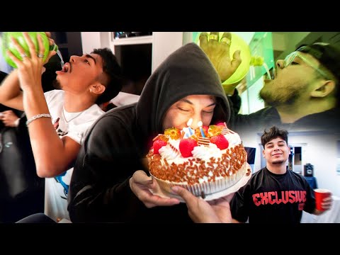 Throwing My BESTFRIEND A SURPRISE Birthday PARTY!! *Too Lit*