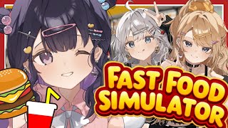 【Fast Food Simulator】自称接客が得意な女参戦【叶望ゆゆ/銀灰まお/月魅暁りりか】#つきなみかい