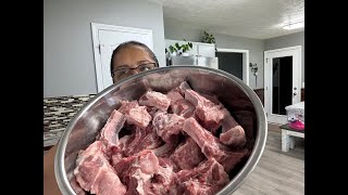 Platiquemos mientras preparamos unas costillas de cerdo