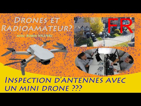 Inspection d'antennes avec un mini drone - DJI Mini 2