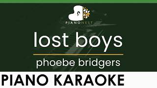 phoebe bridgers - lost boys - LOWER Key (Piano Karaoke Instrumental)