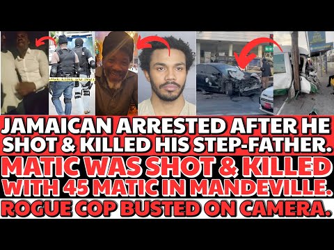 Jamaican STEP-SON MURDERED Dad In Front MOM + MATIC The MURDERER Was SHOT & KILLED With a .45 MATIC
