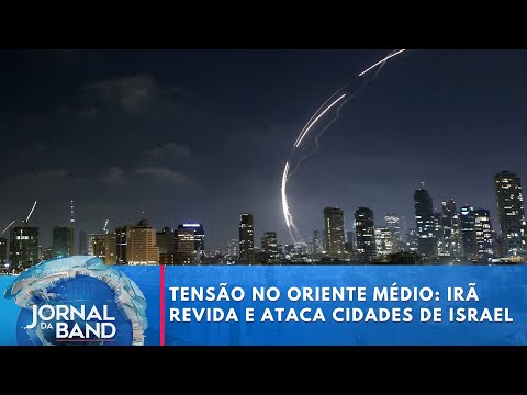 Tensão no Oriente Médio: Irã revida e ataca cidades de Israel | Jornal da Band