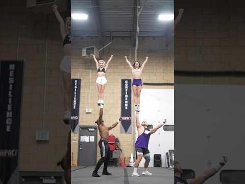 No allow to step in the stunts #sportshorts #acro #cheerleading #workout #fitness #motivation #weber