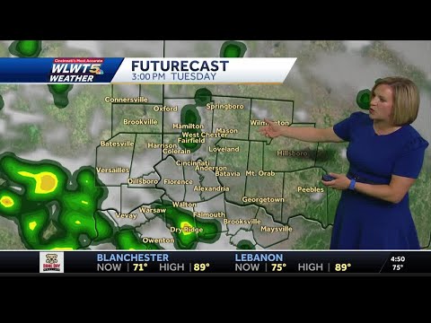 Daily Pop Up Downpours for Cincinnati