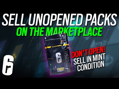 Sell Unopened Packs on the Marketplace - 6News - Rainbow Six Siege