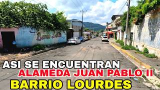 Recorriendo San Salvador/ ALAMEDA JUAN PABLO II, BARRIO LOURDES Y CENTRO DE SAN SALVADOR.