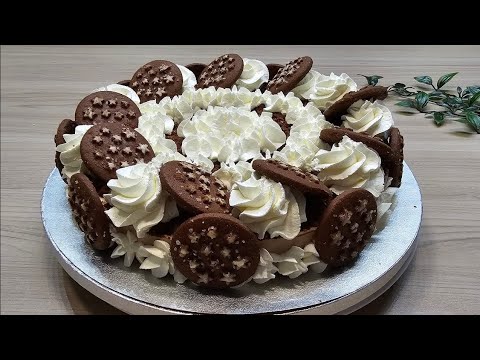 TORTA PAN DI STELLE GOLOSISSIMA SENZA COTTURA ! TORTA FREDDA ESTIVA FACILE E VELOCE
