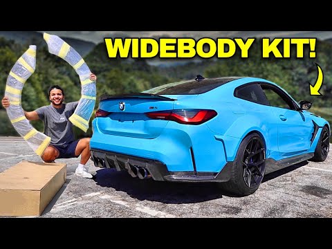 Building a BMW M4 G82 Into a Supercar: 3.0CSL WIDEBODY KIT INSTALL DIY [PART 3]