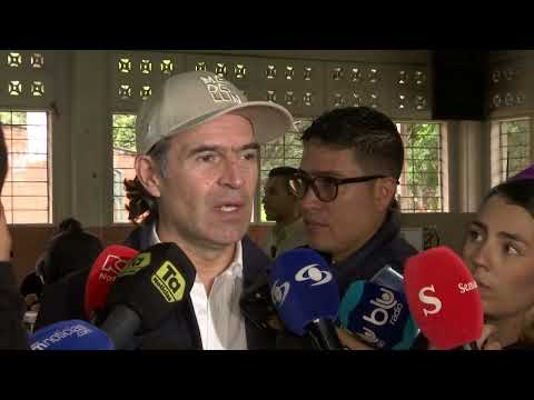 El alcalde Federico Gutiérrez ejerció su derecho al voto desde el Inem y esto dijo