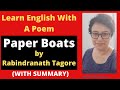 Understanding 'Paper Boats' by Rabindranath Tagore