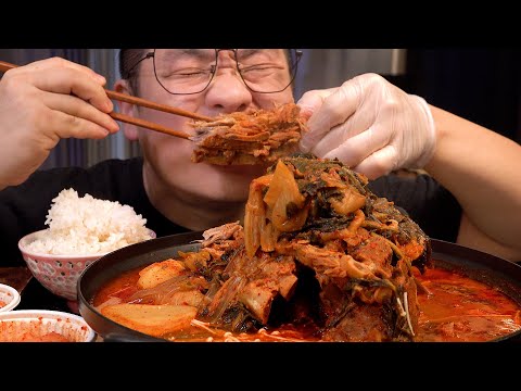 ASMR 먹방창배 감자탕은 이렇게 먹는거지요 #감자탕 #먹방 레전드 대박 gamjatang eatingshow realsound koreanfood Mukbang