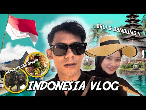 AKU AJAK AIN TRAVEL KE INDONESIA !! - VLOG DI BANDUNG & BALI!