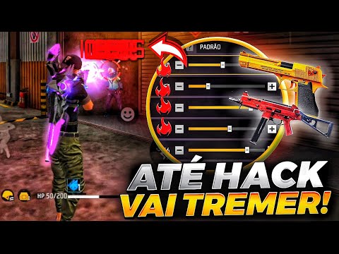 DEPOIS da ATUALIZAÇÃO!🔥 A MELHOR SENSIBILIDADE para SUBIR CAPA na NOVA ATUALIZAÇÃO do FREE FIRE!
