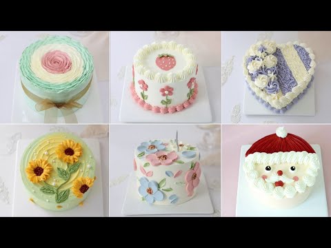Creative Cake Decoration Ideas | Santa Claus, Heart Shaped Designs, Floral Creations