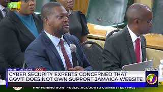 YouTube video thumbnail: Cyber Security Experts Concerned That Gov't Does not own Support Jamaica Website