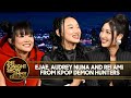 EJAE, Audrey Nuna & Rei Ami from KPop Demon Hunters Get Surprised with Platinum Record for Golden