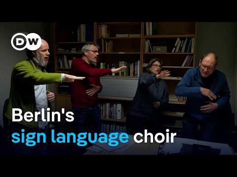 Members of this choir don't sing songs – but instead perform them in sign language | Focus on Europe