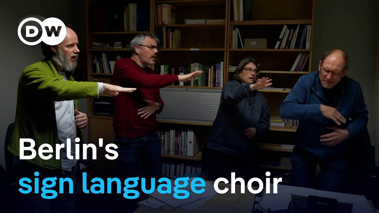 Members of this choir don’t sing songs – but instead perform them in sign language | Focus on Europe