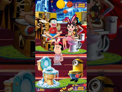 Shizuka chọn ẻ kế Nobita nên không muốn bồn cầu băng giá #xuhuong #hoathinhvuinhon #doraemon #nobita