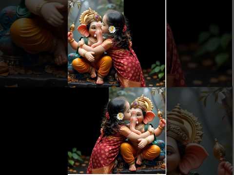Big Hug to Bappa💫 #trending #shorts #youtubeshorts #ganesha #diwali #rangoli #ai #indvsaus #foryou