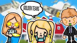 My adoptive parents only used my golden tears🥺😭💛 l toca sad story l #tocalifeworld