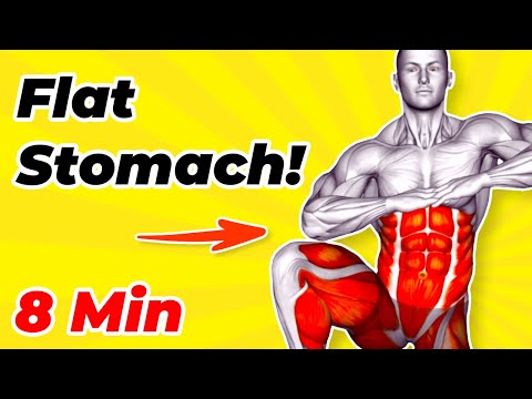 ➜ TOP 8 FLAT STOMACH MOVES FOR MEN ➜ Get Results at Home!