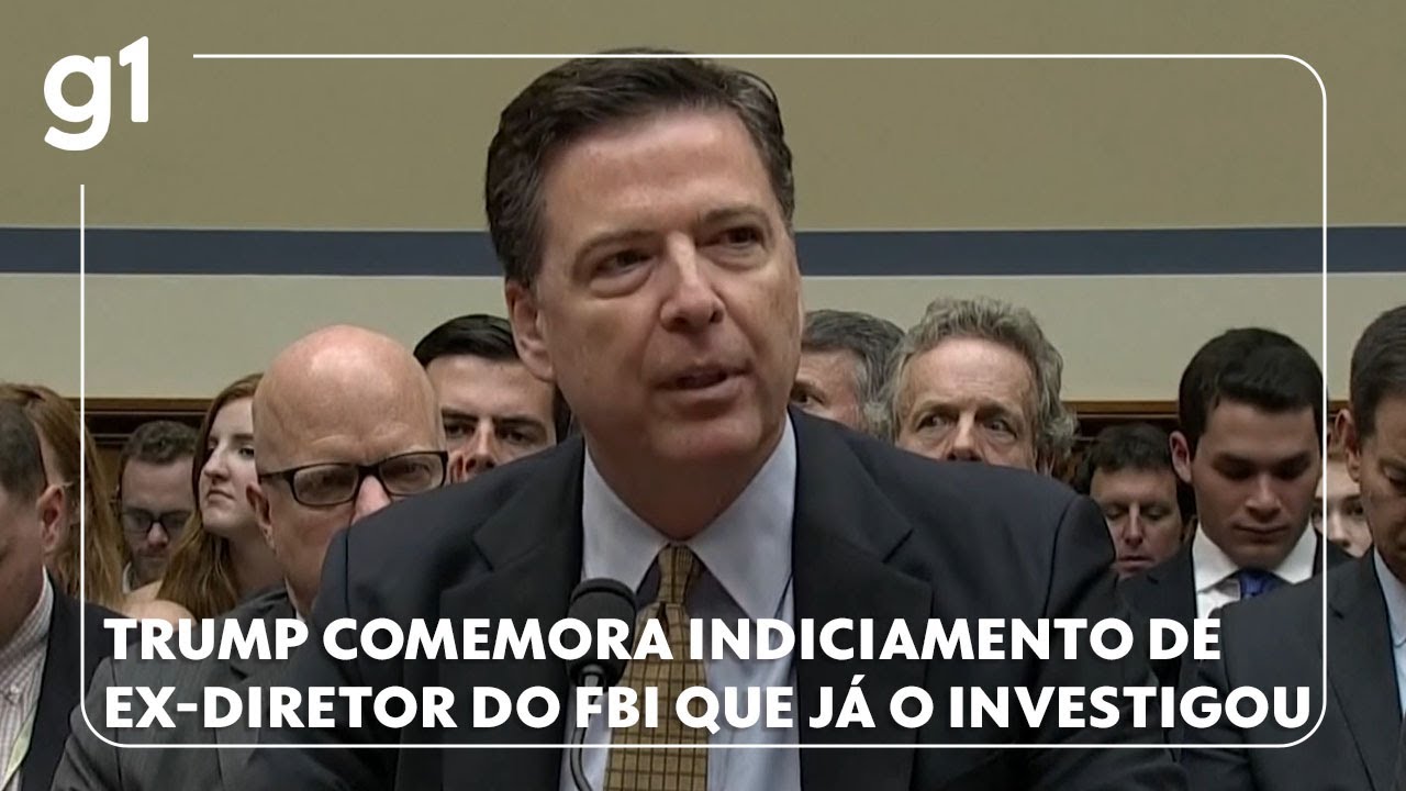 Trump comemora indiciamento de ex diretor do FBI que o investigou no passado