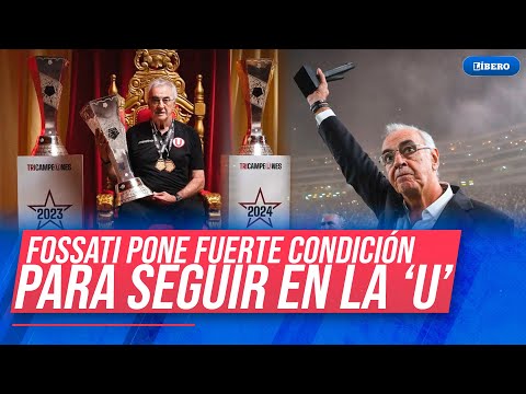 Fossati pone nuevas condiciones para poder renovar con la 'U' | ¿Qué pide el 'Nonno'?