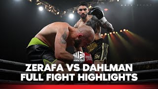 Round 1 KO 'STATEMENT!' ☠️ Zerafa vs Dahlman Fight Highlights | Main Event | Fox Sports Australia