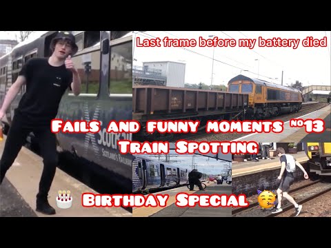 Fails and Funny Moments #13 - Train Spotting