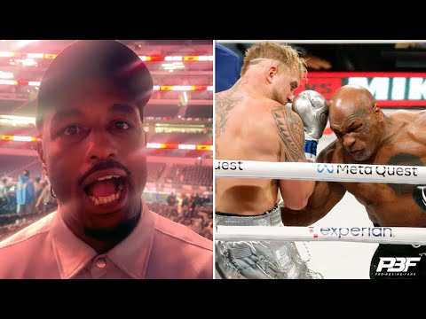 JAKE PAUL TRAINER J’LEON LOVE REACTS TO VICTORY OVER MIKE TYSON