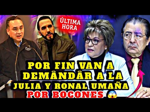 BOMBAZO JULIA EVELIN Y RONALD UMANA POR FIN LOS VAN A DEMANDAR POR HABLAR TANTAS MENTIRAS DE NAYIB