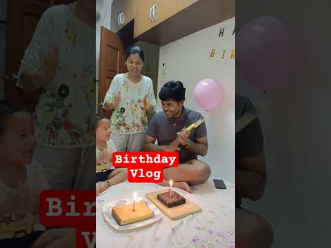 Mini vlog:🎉Surprise birthday cake cutting🎊❤️to my husband #surprisebirthdayvlog #minivlog #brownie