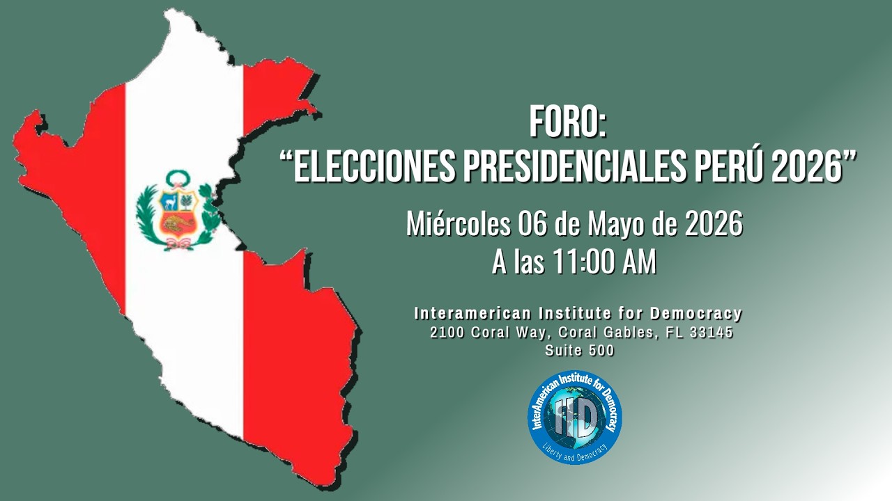 Foro “Elecciones presidenciales Perú 2026”